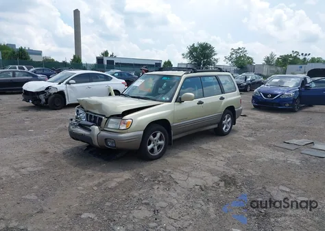 2002 Subaru Forester S из США, поврежденный, VIN JF1SF65572H758717